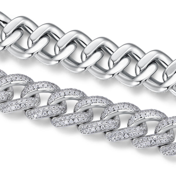 Pulsera de Plata S925 con Moissanita: Lujo Accesible y Elegancia Atemporal
