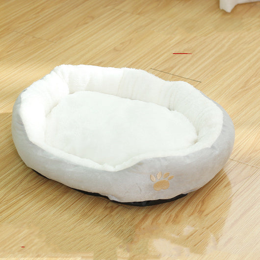 Cama Redonda para Mascotas Desmontable y Lavable - Refugio Cómodo para Perros y Gatos - Image 13
