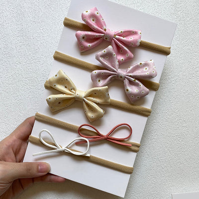 Set de 5 Diademas con Moños para Bebé - Image 12