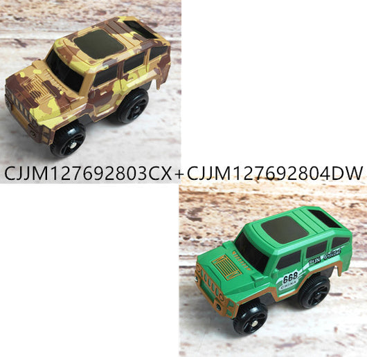 Juguete de Carrera en Pista Eléctrica Tiranosauro Dinosaurio Ensamblable con Simulación - Image 12
