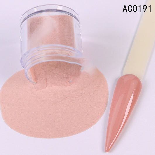 Polvo de Extensión de Uñas Acrílicas Tallado Infiltrante Tono Piel Nude Cristal - Image 26