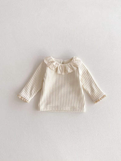 Blusa de Encaje con Cuello Peter Pan para Mujer - Image 27