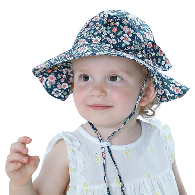 Gorro de Bebé Verano Algodón Floral Estilo Europeo - Image 53