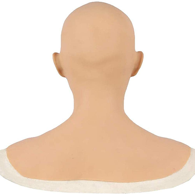 Máscara de Látex para Cosplay Halloween - Accesorio Calvo Profesional - Image 10