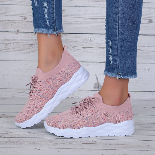 Zapatos Deportivos Tejidos para Mujer Talla Grande - Comodidad y Estilo - Image 10