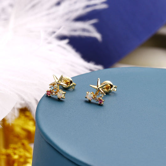 Aretes de Estrella de Mar La Sirenita - Image 18
