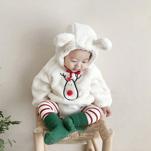 Pijama Enterizo con Capucha y Forro Polar para Bebé - Image 11