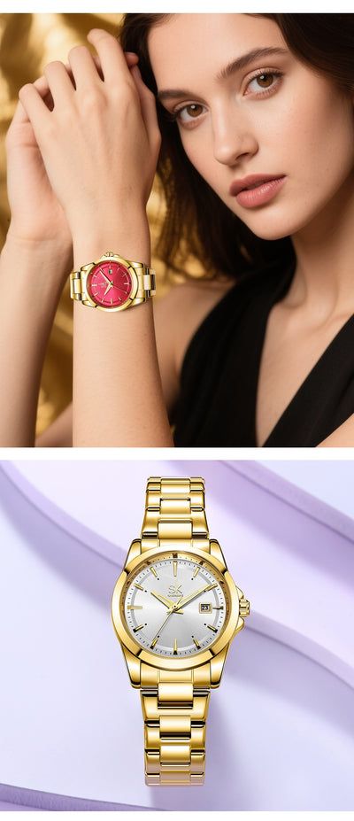 Reloj Elegante para Mujer Acero Inoxidable Resistente al Agua - Image 22