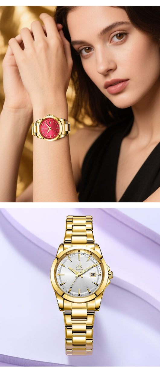 Reloj Elegante para Mujer Acero Inoxidable Resistente al Agua - Image 22