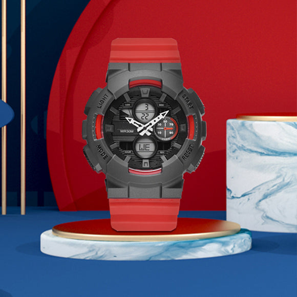 Reloj Deportivo Inteligente Resistente al Agua con Doble Sistema Electrónico