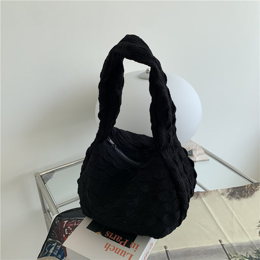 Bolsa Tote Plisada Cloud con Asa de Hombro Único