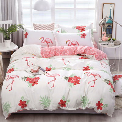 Juego de Cama de Algodón y Aloe de Cuatro Piezas - Image 7