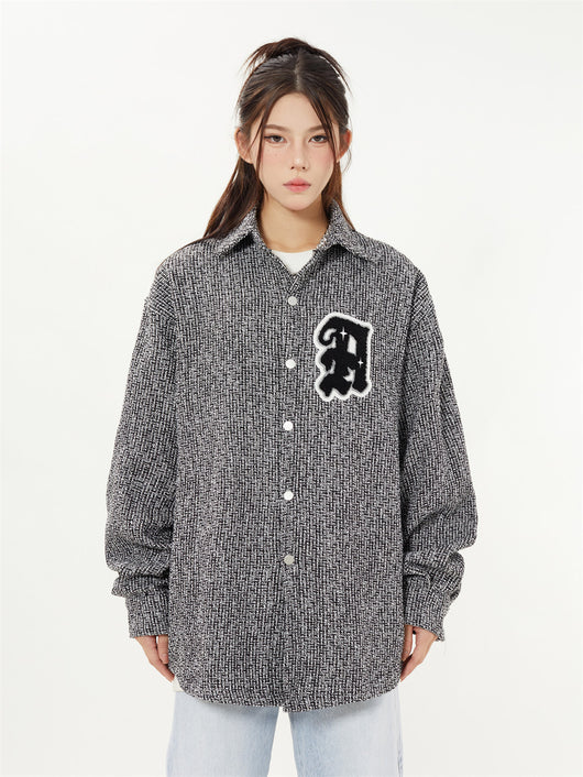 Camisa de Manga Larga con Bordado de Letras para Hombre - Image 16
