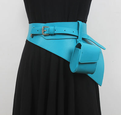 Cinturón Ancho de Cuero Sintético PU para Mujer - Accesorio de Moda Versátil - Image 4