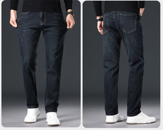Jeans Slim Fit Premium para Hombre - Corte Recto y Tela Gruesa - Image 17