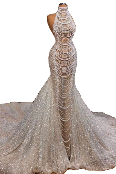 Vestido Elegante de Cintura Alta con Falda Tipo Sirena - Image 3