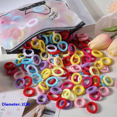 Set de 100 Bandas Elásticas Infantiles sin Tirones - Colores Pastel Suave - Image 41