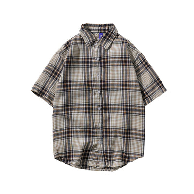 Camisa de Cuadros Manga Corta - Image 9