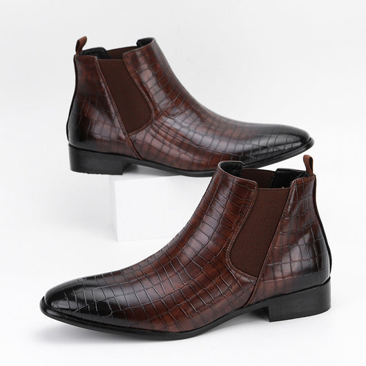 Botas Casuales Británicas para Hombre - Estilo Versátil y Moderno - Image 17