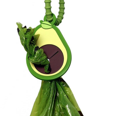 Recogedor de Desechos Caninos con Bolsas de Silicona y Clip Aguacate