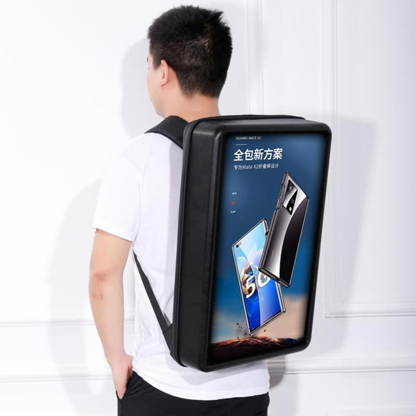Mochila Publicitaria con Pantalla LED de 21.5 Pulgadas