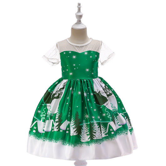 Vestido Princesa Estampado para Niñas - Image 6