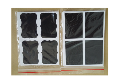 Adhesivos de Pizarra Negra PVC - Diseño Europeo Moderno - Image 21