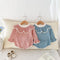 Jumpsuit de Lana con Cuello Volante