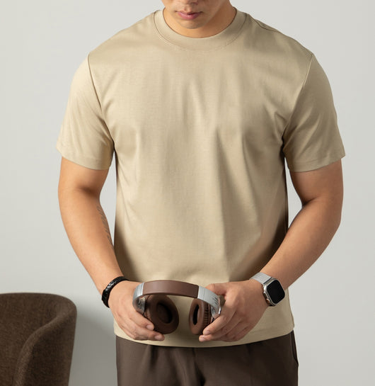 Camiseta de Algodón Mercerizado Tratado con Amoníaco Líquido para Hombre - Image 5