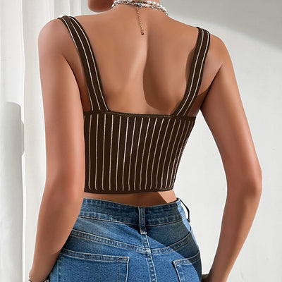Camisola Encaje Leopardo Espalda Descubierta para Mujer - Image 4