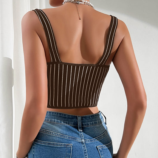 Camisola Encaje Leopardo Espalda Descubierta para Mujer - Image 4