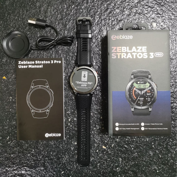 Reloj Inteligente Stratos3pro con GPS y Seguimiento de Movimiento
