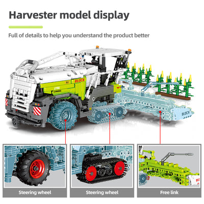 Juego de Bloques Construcción Cosechadora de Maíz para Niños - Image 3