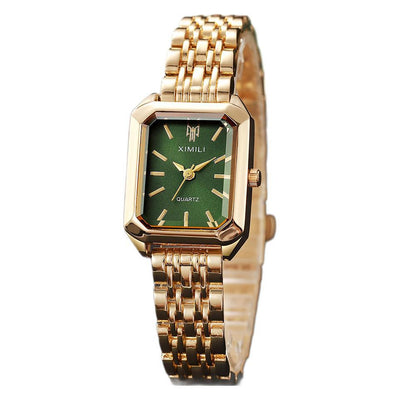 Reloj Cuadrado Elegante para Mujer con Pulsera Corazón - Image 5