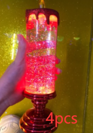 Vela LED Recargable con Cambio de Color y Brillo Glitter - Decoración Resistente al Agua - Image 28