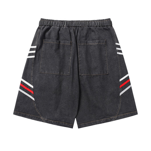Shorts Denim Holgados Estilo Americano Lavado - Image 8
