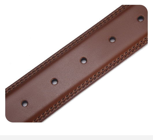 Cinturón de Cuero para Hombre con Hebilla de Pasador - Image 20