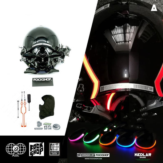 Máscara Cyberpunk LED Diodo KEDLAR - Edición DIY Personalizable - Image 4