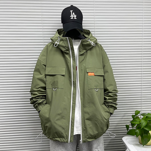 Chaqueta de Trabajo Impermeable con Capucha para Hombre - Image 15