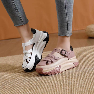 Sandalias Plataforma Transpirables con Diseño Calado para Mujer - Image 5