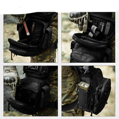 Bolsa Táctica de Mensajero para Ciclismo con Nylon Láser - Image 9