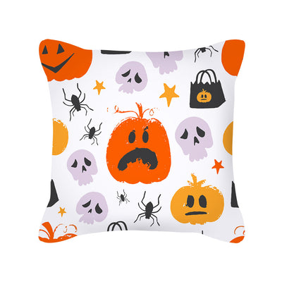 Funda de Almohada Halloween con Calabaza y Fantasma Lindo - Textura Piel de Durazno - Image 14