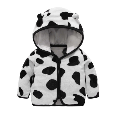 Chaqueta Acolchada de Polar Coral con Capucha para Niños - Image 8