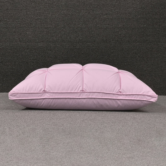 Almohada de Plumón de Ganso Blanco con Funda de Algodón para Dormir Profundo - Image 2