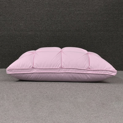 Almohada de Plumón de Ganso Blanco con Funda de Algodón para Dormir Profundo - Image 2