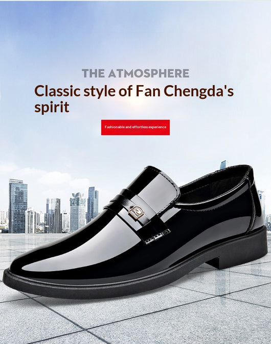 Zapatos de Cuero Elegantes con Diseño Slip-On Espejo - Image 13