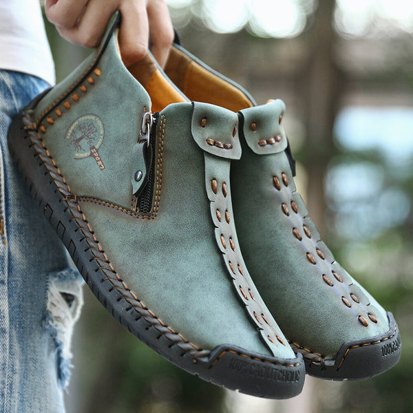 Botas de Senderismo para Hombre con Cierre de Cremallera