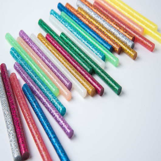 Barras de Silicona Termofusible con Brillo Dorado y Efecto Luminoso