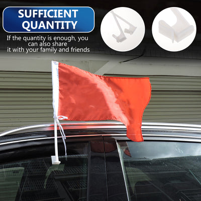 Soporte Magnético para Bandera de Automóvil con Pinza de Ventanilla