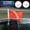 Soporte Magnético para Bandera de Automóvil con Pinza de Ventanilla